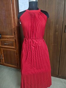 New Fit Aand Flare Knee Length Dress