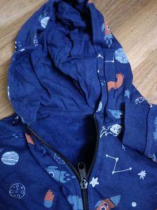 Cute Space Print Romper