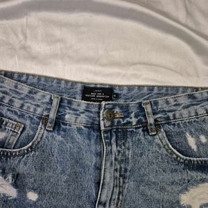 Denim Rugged Shorts