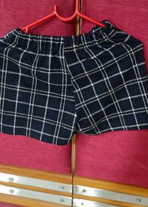 Checked Mini Skirt