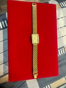Lamex Golden Watche For Women