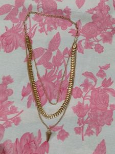 3 Layered Gold Necklace