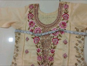 Embroidered Kurta set with Dupatta