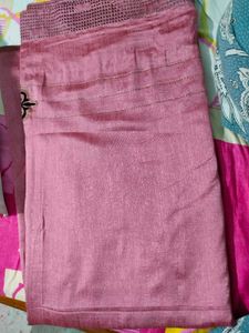 Pink Embellished Saree