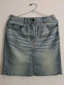 Denim Mini Skirt