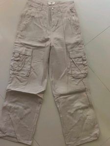 Beige Cargo Pants