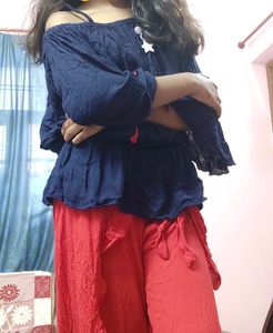 Girls Maxi/ Full Length Dress Top And Skirt