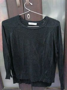 Zara Knit Black Sweater - S Size