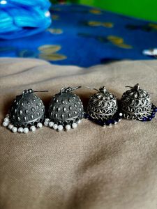 2 pairs of pretty Jhumkas
