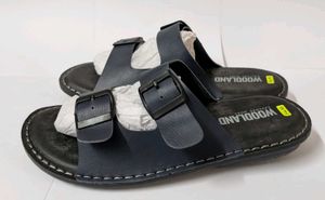 Woodland Olive And Navy Slipper