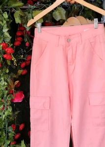 Pink Cargo Pants
