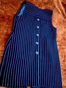 Striped Sleeveless Dress