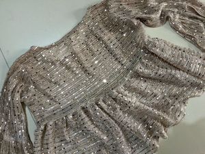Sparkly Bell Sleeve Top