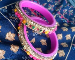 Floral Bangle Set