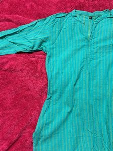 Torquise-Green Tunic Top