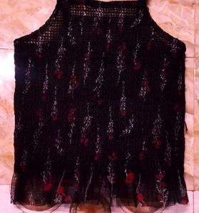 Floral Crochet Tank Top