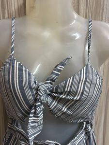 Tie-Front Romper