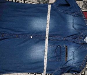 Stylish Denim Shirt Gesture