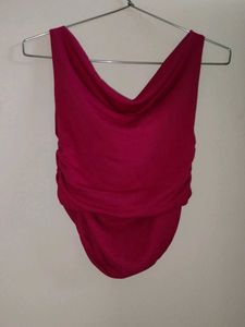 Ruched Sleeveless Top