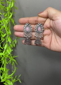 DIWALI SALE 🪔Loot lo Pack of 4 silver earrings