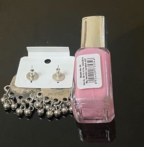Earrings &amp; Nail Polish Set