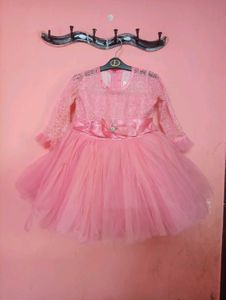 Very Beautiful Baby Pink Frock