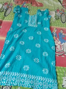Printed Kurti And Trouser Suit
