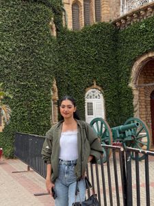 Olive Green Oversized Jacket