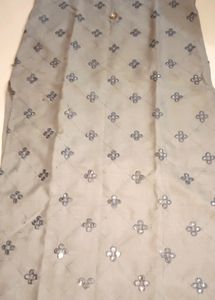 Grey kurti With Mirror Work