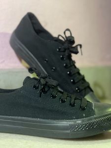 Black Converse Shoes | Aesthetic | Comfortable