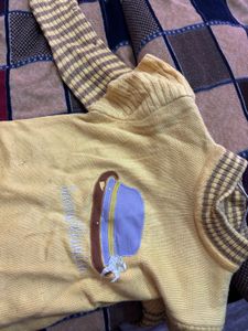 Cute Kids Yellow Knit Sweater