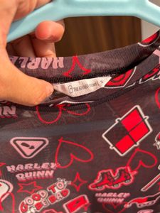 Mesh Top: DC Comics Harley Quinn