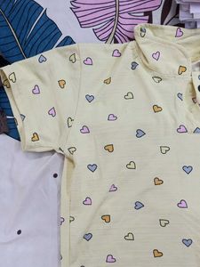 Heart Print Top