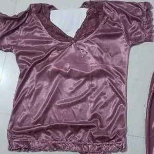 Satin Night Suit