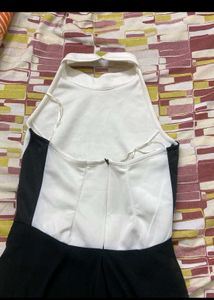 White Halter Dress