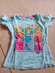 Cute Disney Princess Girls Top