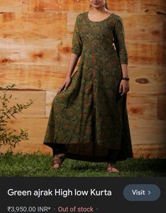 Jugalbandi Branded Ajrakh Kurti
