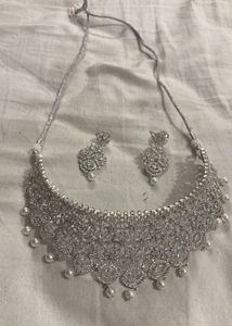 Artificial Silver Jewellery Set