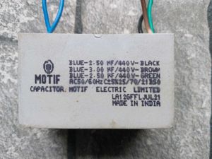 5 Wire Capacitor For Fan