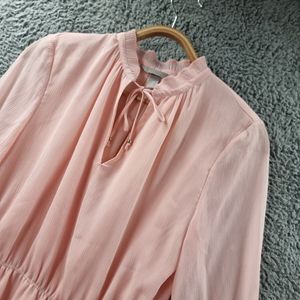 H&amp;M Womens Blouse Top &amp; Elastic Waist