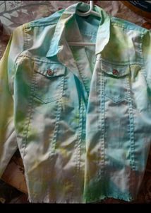 Beautiful Cotton Denim Type Jacket For Women