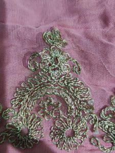 Embroidered Pink Blouse