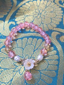 Pink Beaded Bracelet