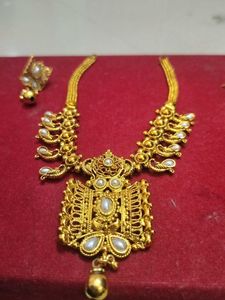 Gold Tone Necklace Set