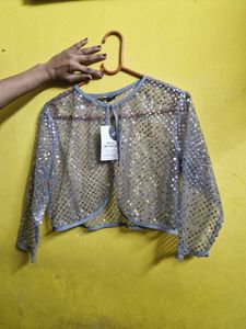 Sequins Netted Jacket