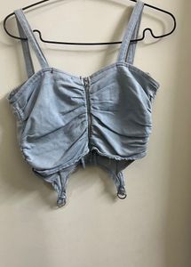 Denim Corset Top (50% Off 😍🥳)