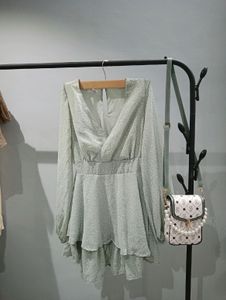 Sea Green Dress