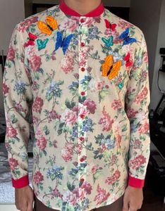 Men Floral Print Regular Fit Shirt