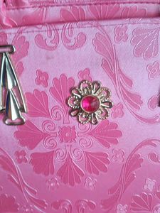 Pink Floral Handbag