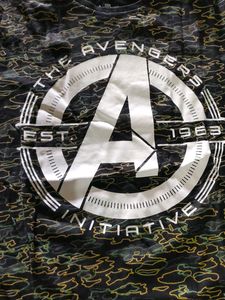 Avengers Marval Black Tshirt